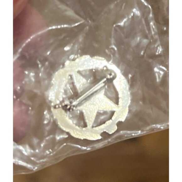 NOS Vtg Order of the Eastern Star 25 Year Member Pin Silver Tone Masonic - Picture 4 of 4